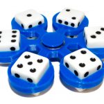 Hand spinner: six dices