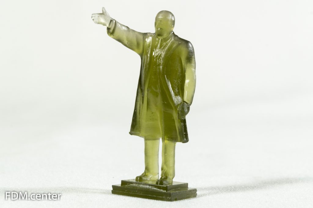 Макет памятника В.И. Ленину 3d печать фотополимерная
