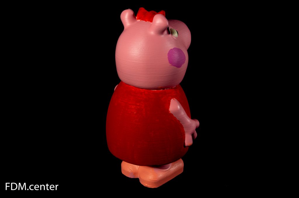 Новогодний сувенир "Свинка Пеппа" 3d печать