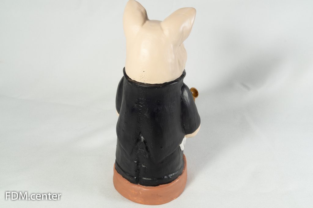 Новогодний сувенир "Свинья повар" 3D печать