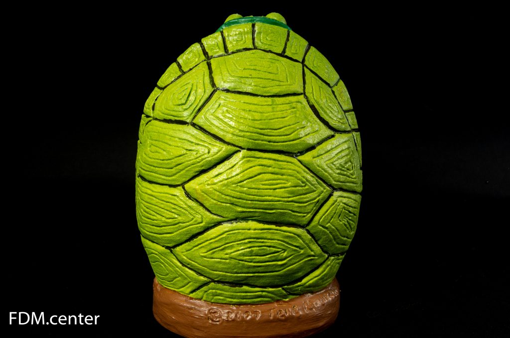 Сувенир "Зеленая черепаха" 3d печать