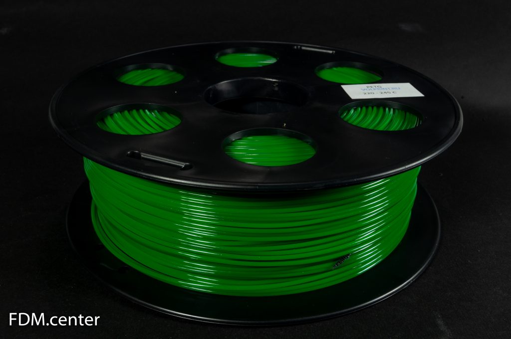 Пластик для 3d принтера PETG зеленый