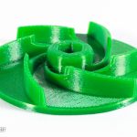 Крыльчатка зеленая 3d печать