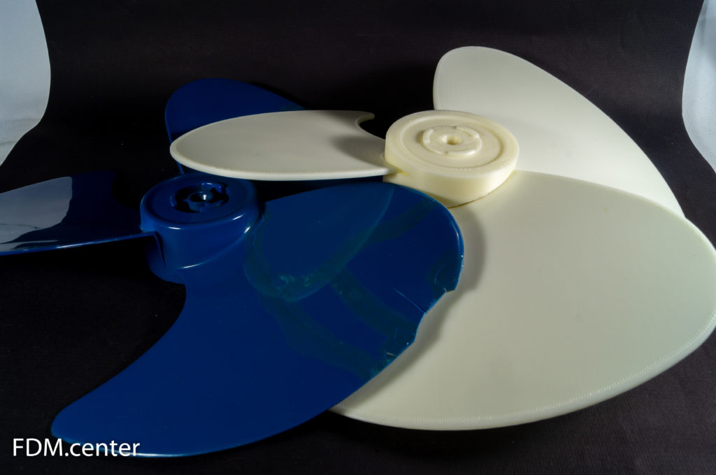 Винт от воздушного вентилятора 3d печать